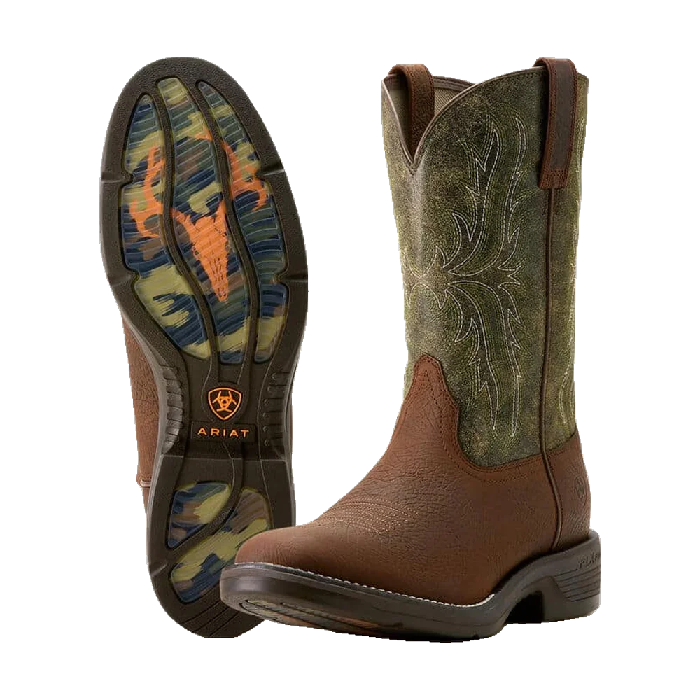 Ridgeback Round Toe Western Boot Ariat