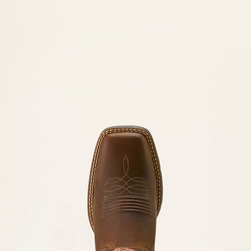 Round Up StretchFit Wide Square Toe Western Boot