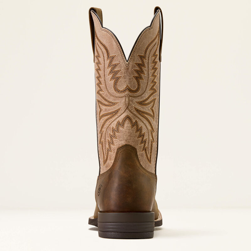 Brush Creek Wide Square Toe Western Boot
