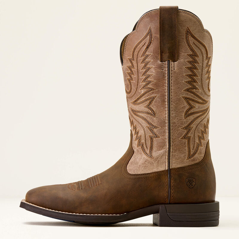 Brush Creek Wide Square Toe Western Boot