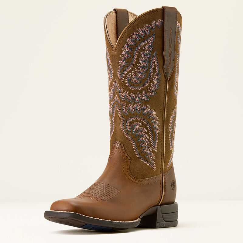 Cattle Caite Wide Square Toe Western Boot