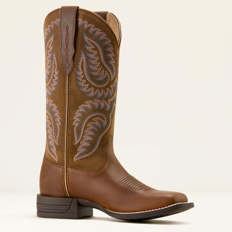 Cattle Caite Wide Square Toe Western Boot