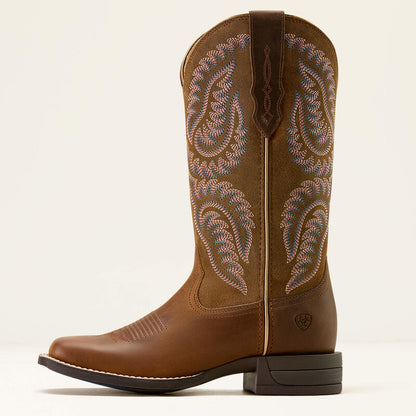 Cattle Caite Wide Square Toe Western Boot
