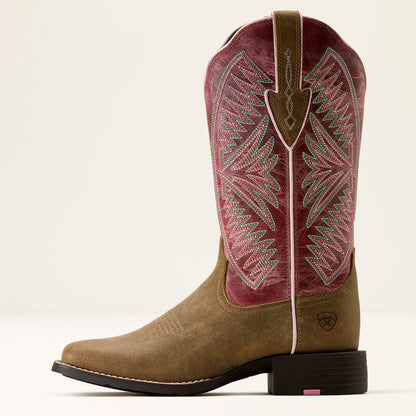 Round Up Ruidoso Wide Square Toe Western Boot