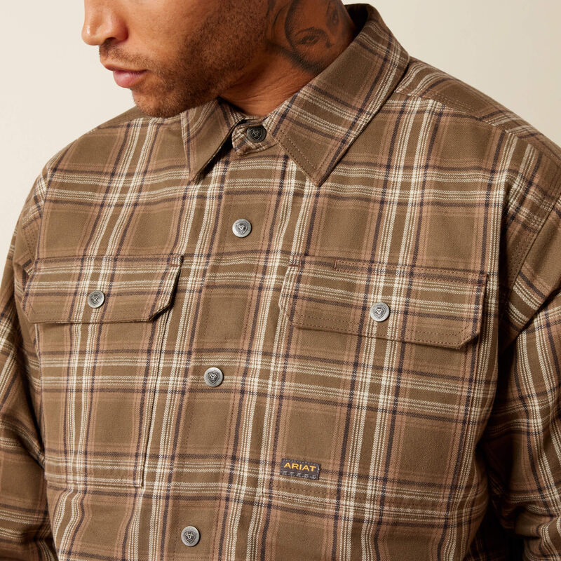 Rebar Flannel Insulated Shirt Jacket