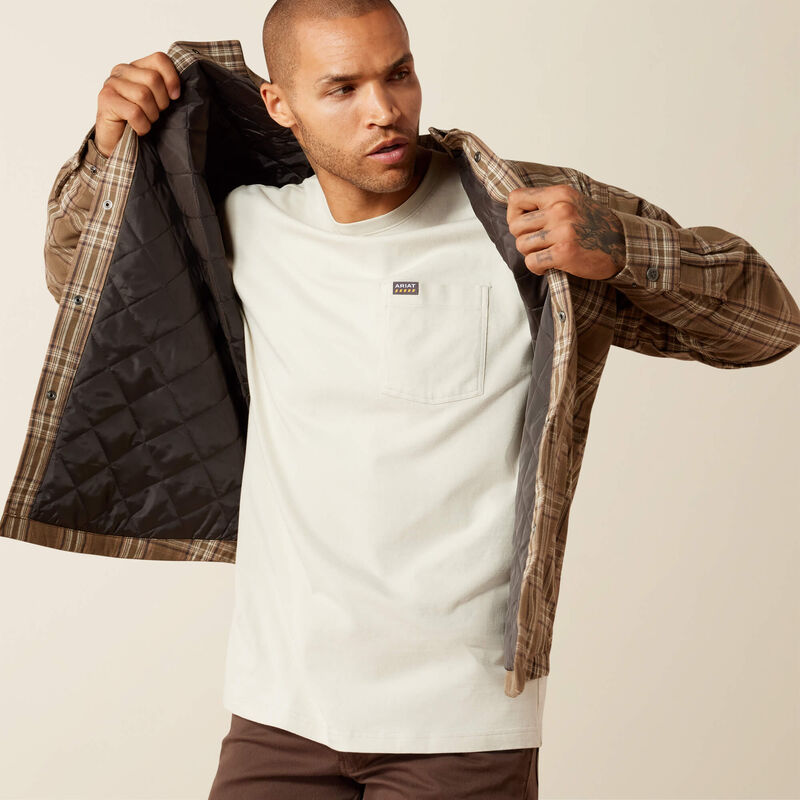 Rebar Flannel Insulated Shirt Jacket