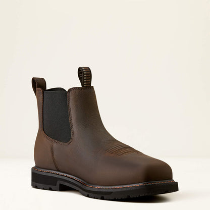 Groundrancher Chelsea Wide Square Toe Steel Toe Work Boot