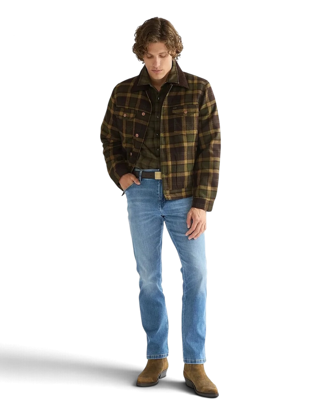 Wrangler Wool Trucker Olive
