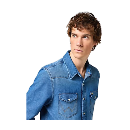 Indigood Icons 27MW Mid Stone Western Shirt Wrangler