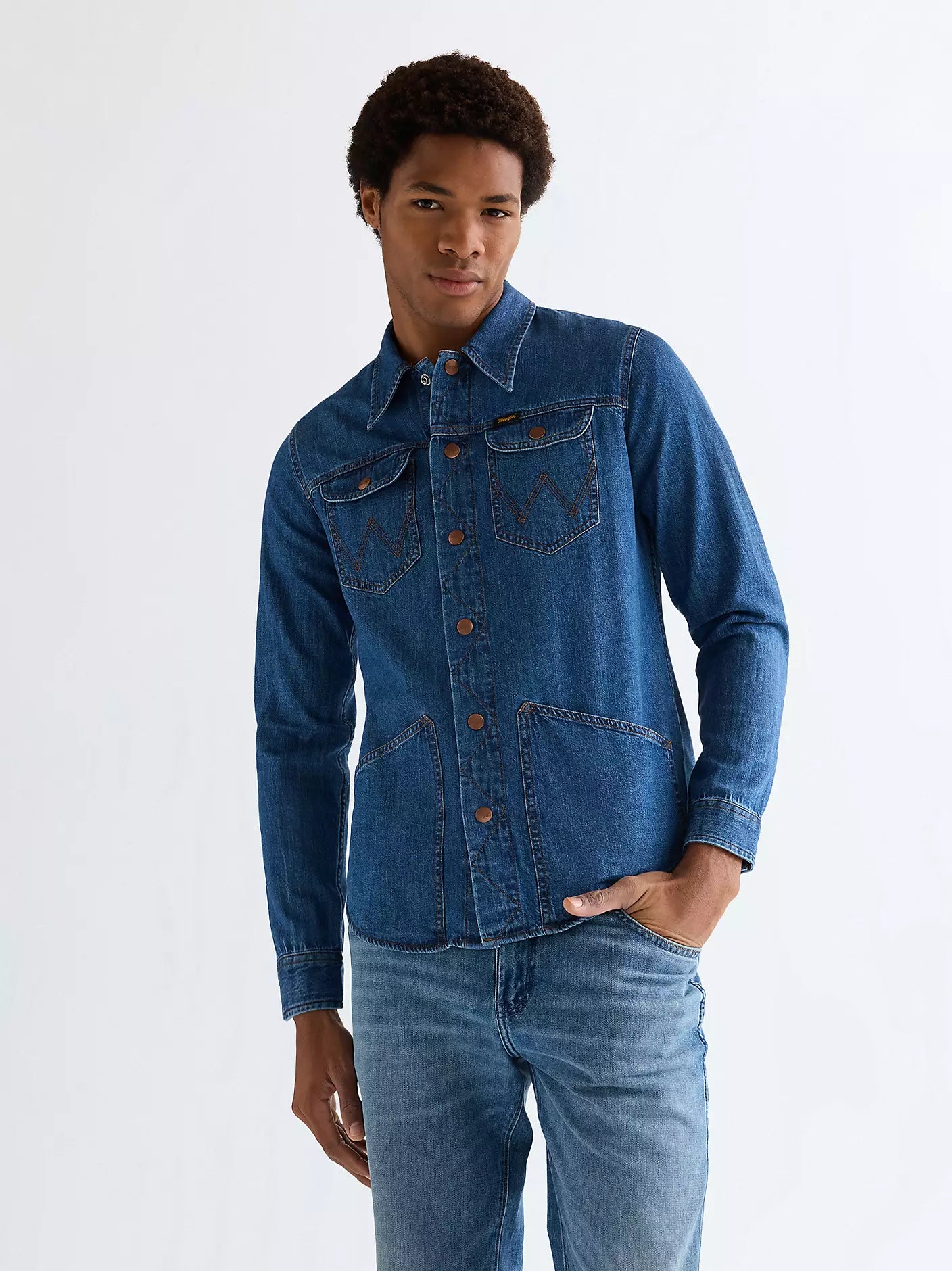 Regular Wrangler Shirt – Tidlös westernskjorta med klassisk cowboykänsla