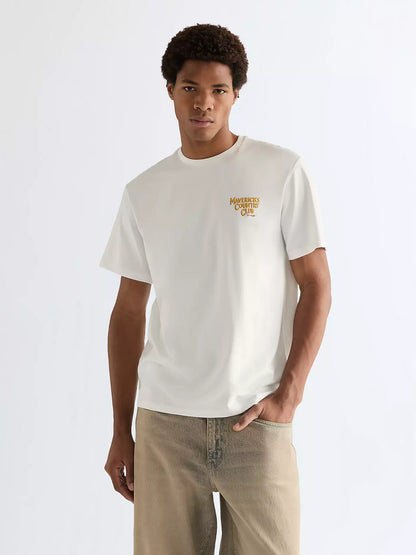 Relaxed Graphic Tee Maverick White