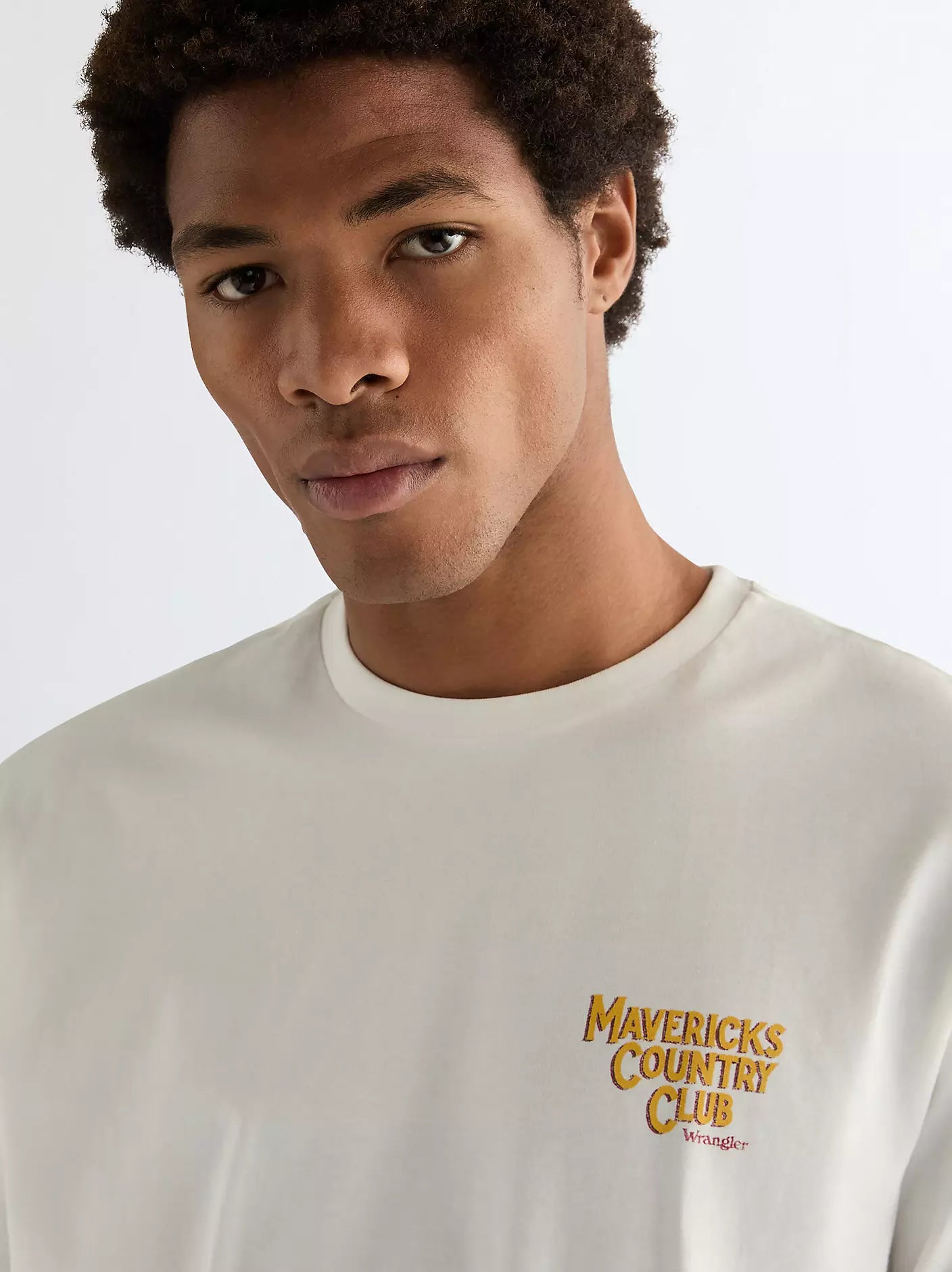 Relaxed Graphic Tee Maverick White