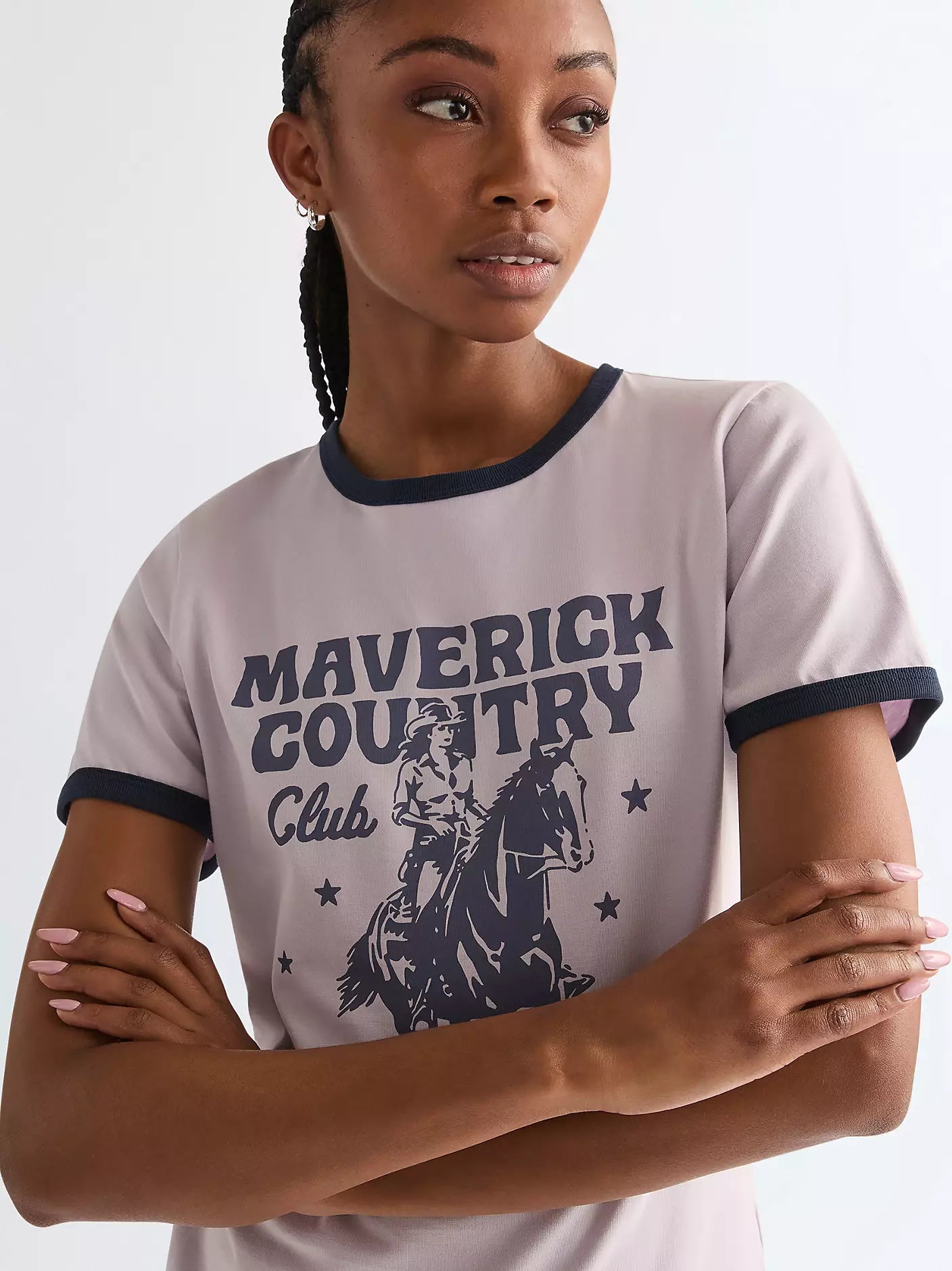 Slim Ringer Tee Maverick Country Club