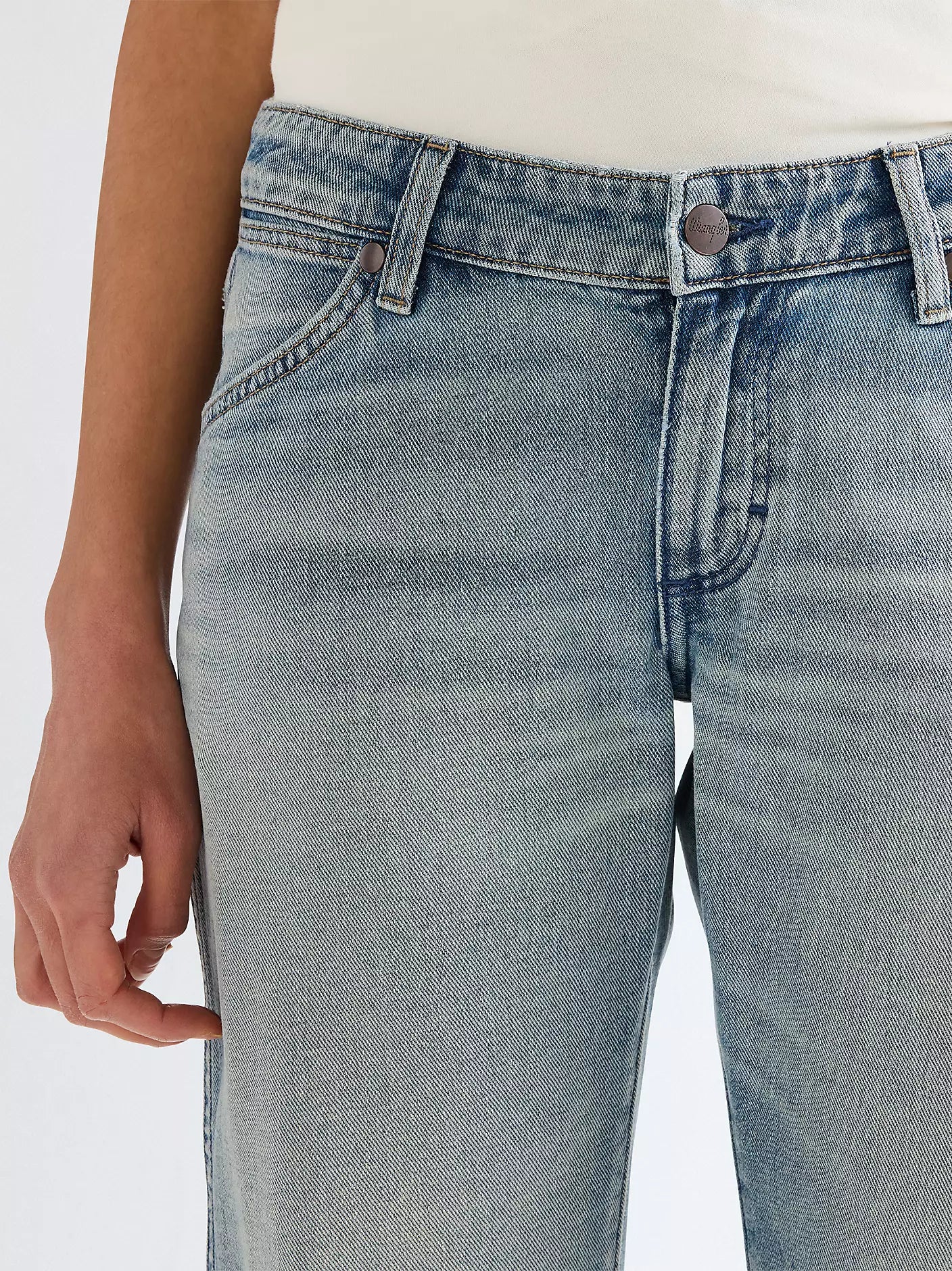 Low Rise Straight Cowboy Lightweight Jean – Klassiska cowboyjeans med modern low rise-passform