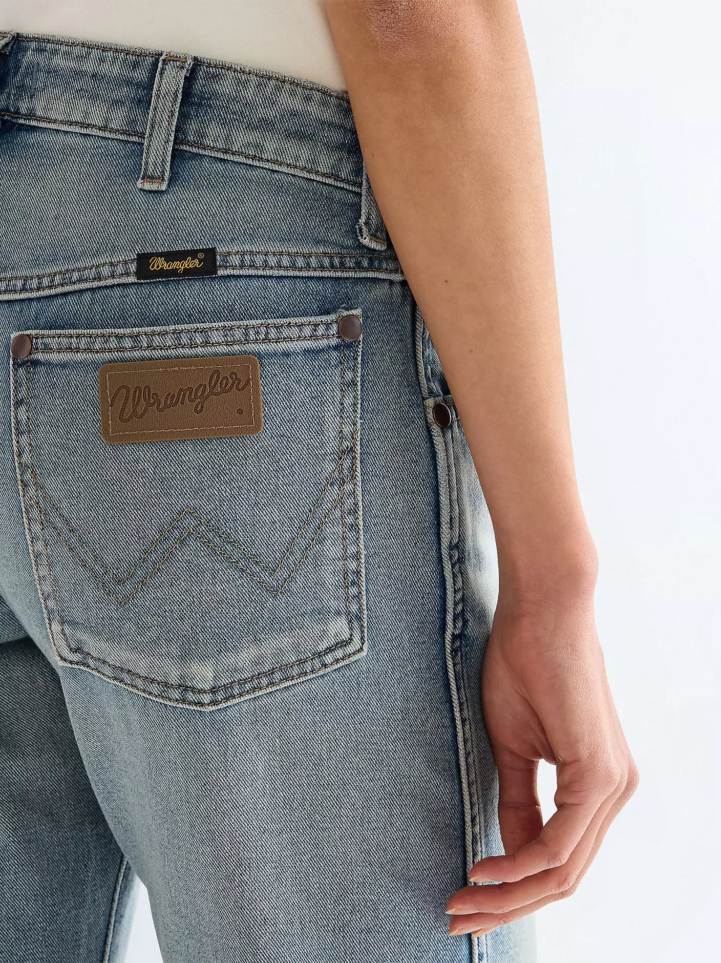 Low Rise Straight Cowboy Lightweight Jean – Klassiska cowboyjeans med modern low rise-passform