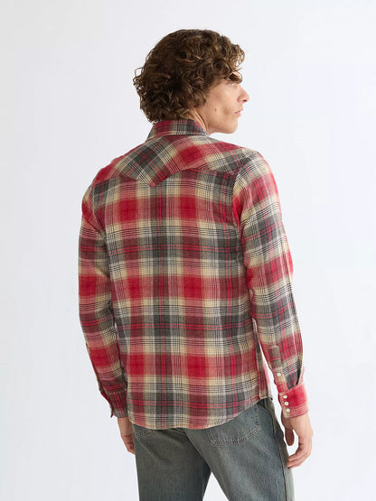 Wrangler Regular Western Shirt Chilli Pepper