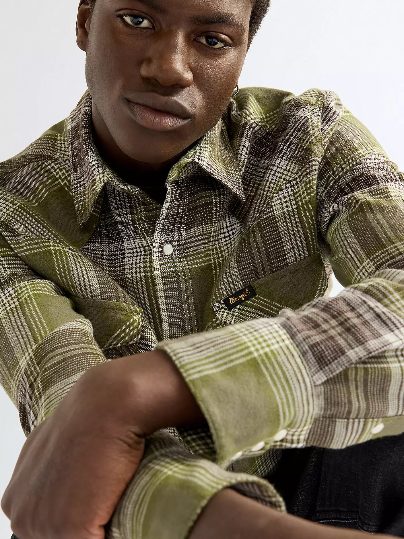 Wrangler Regular Western Shirt Pesto