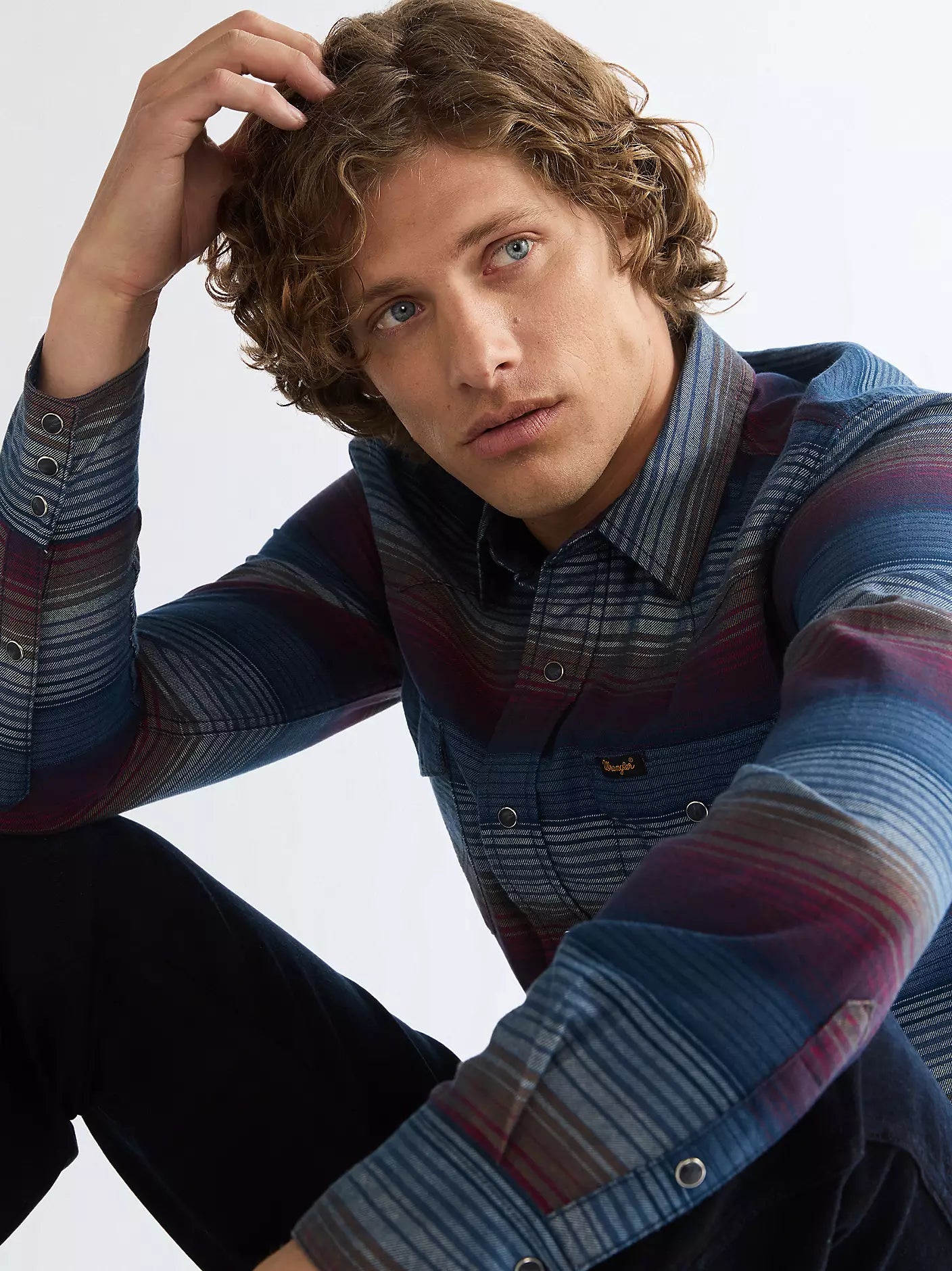 Wrangler Regular Western Shirt Dark Americana