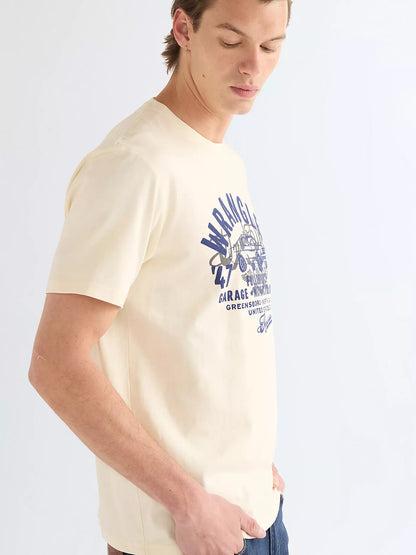 Wrangler Regular Americana Tee Worn White