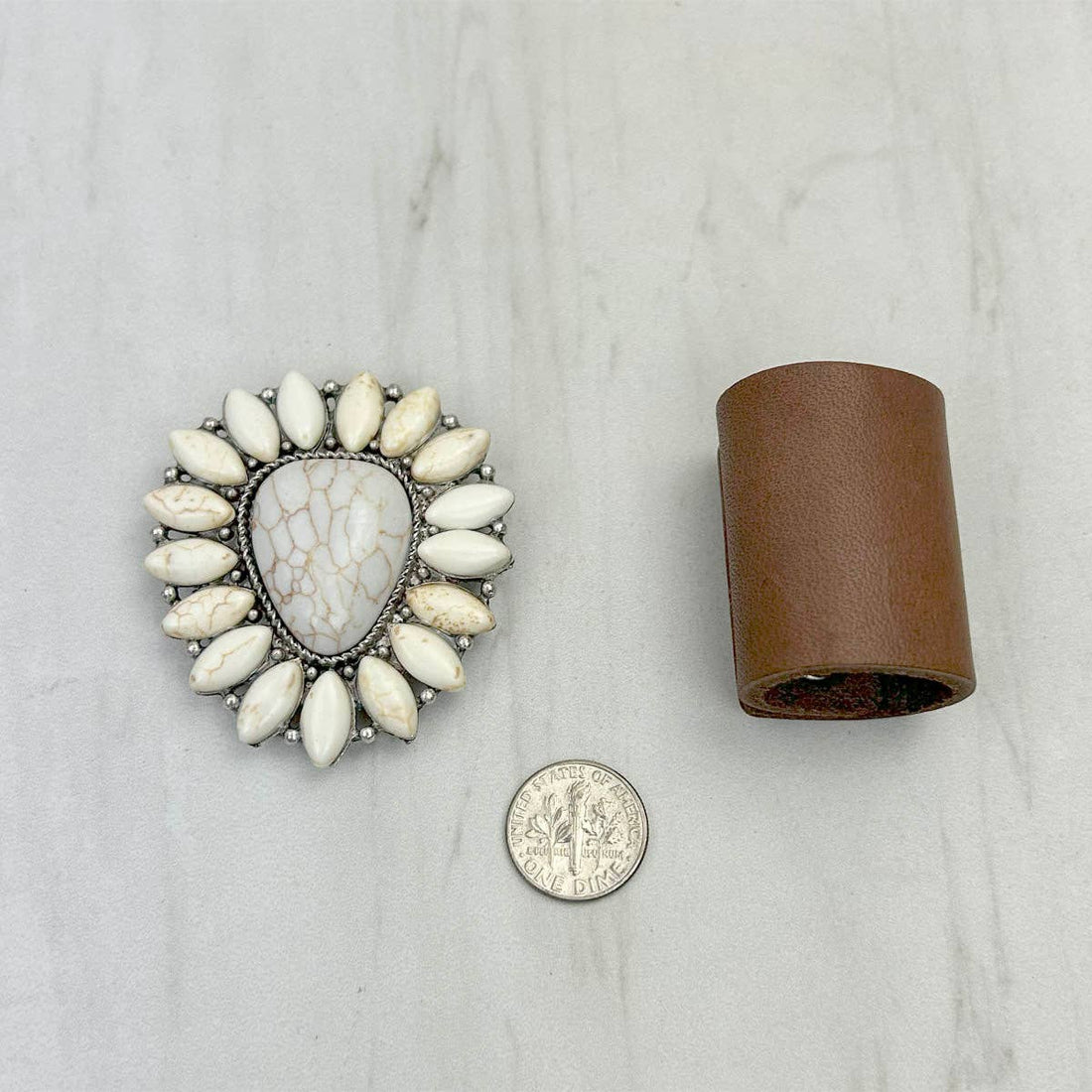Ivory Bloom Wild Rag Slide