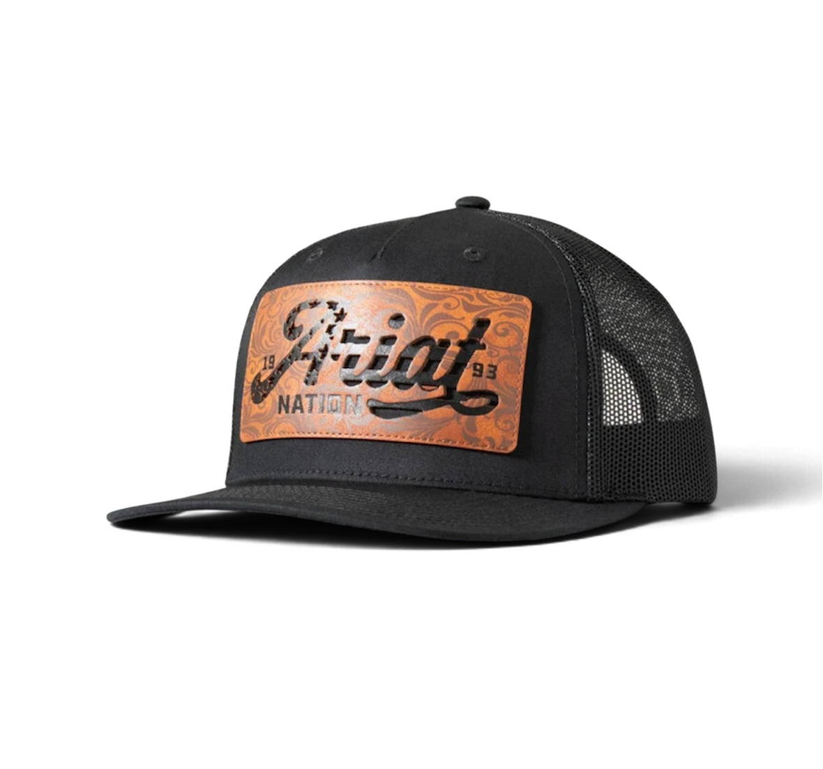 Ariat Leather Flag Patch Cap