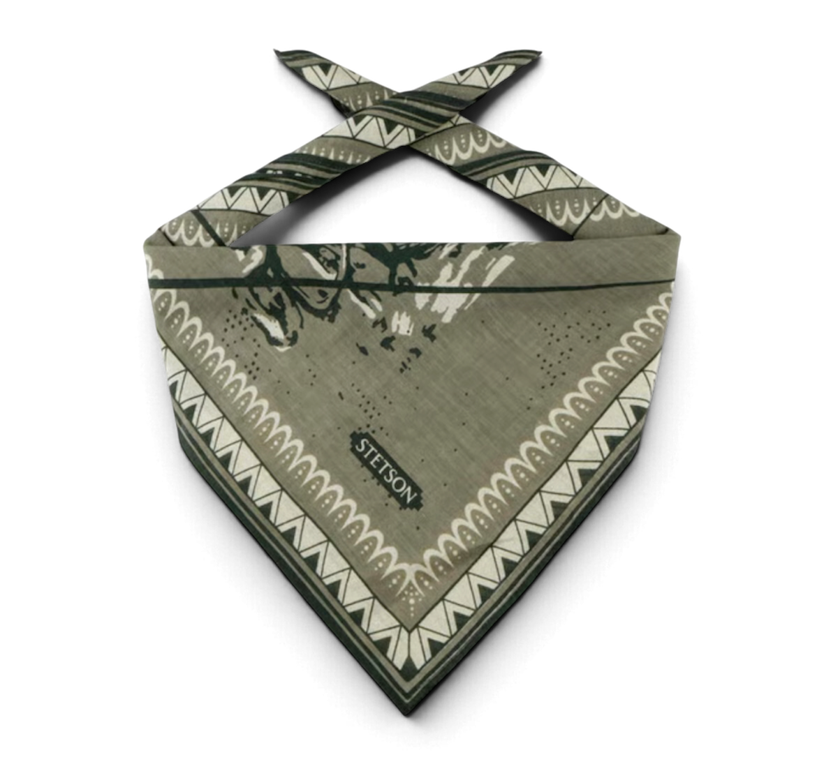 Stetson Last Drop Bandana Green