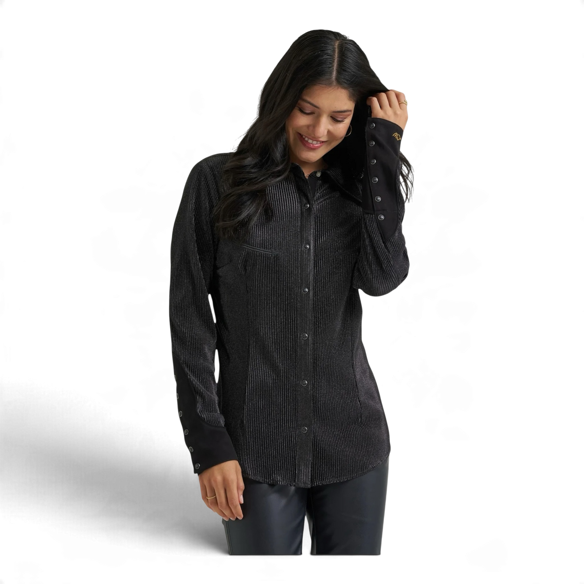 Wrangler x Lainey Wilson Lainey Shirt – Shimmer Night Sky
