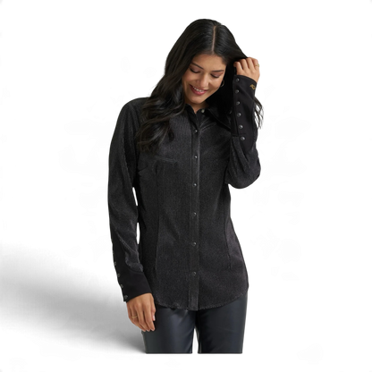 Wrangler x Lainey Wilson Lainey Shirt – Shimmer Night Sky