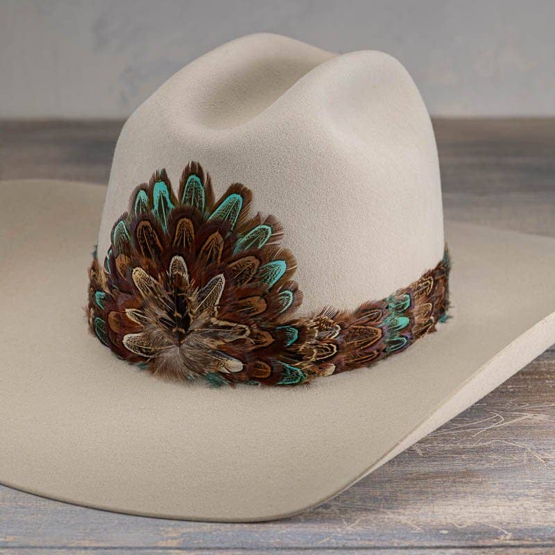 Western Feather Hat Band - Canyon