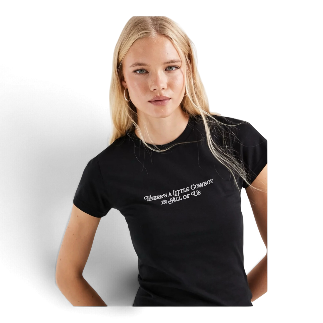 Wrangler Shrunken Band Tee Jet Black