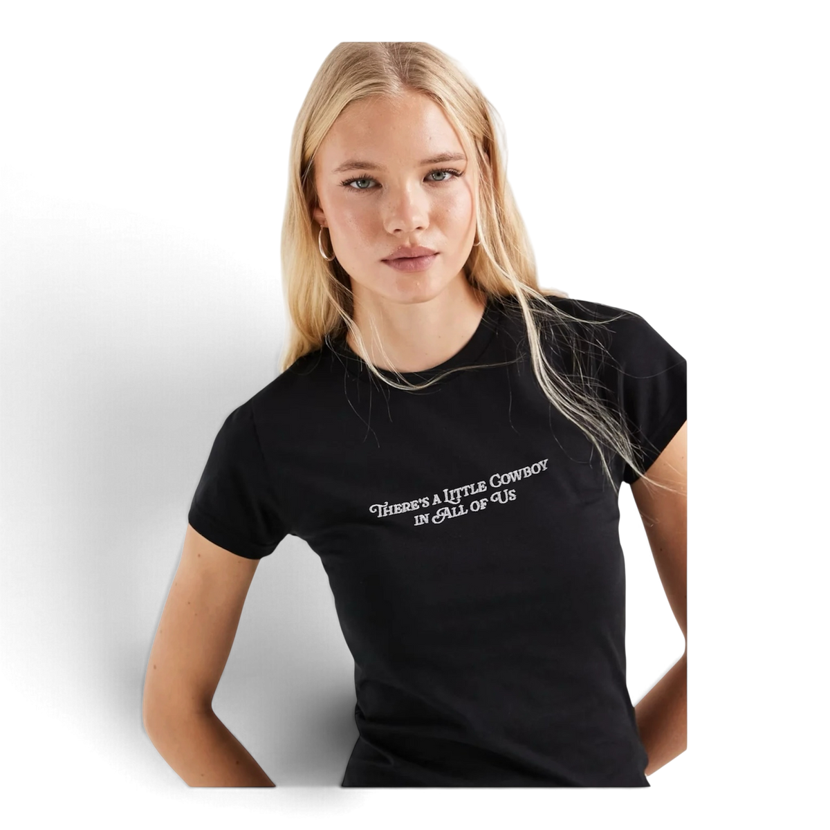 Wrangler Shrunken Band Tee Jet Black