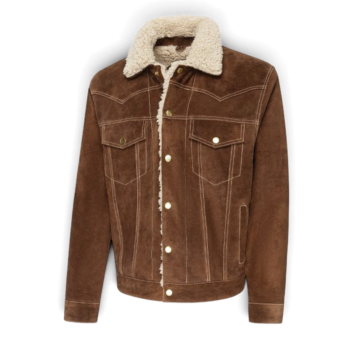 Decker Brown Jacket Stars and Stripes