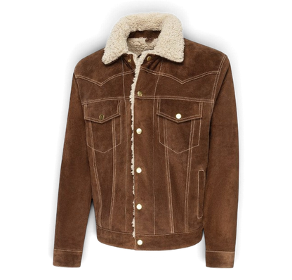 Decker Brown Jacket Stars and Stripes
