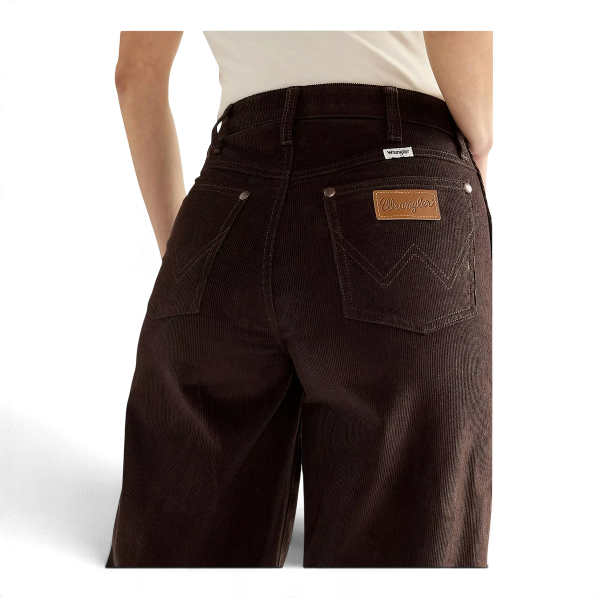 Wrangler Canyon Loose Corduroy Trousers – Chocolate Torte