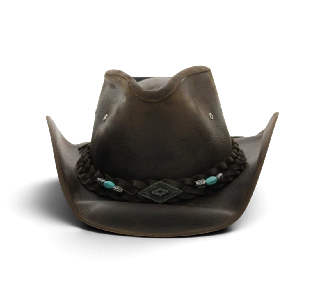 Bullhide Royston Chocolate Leather Rodeo Hat