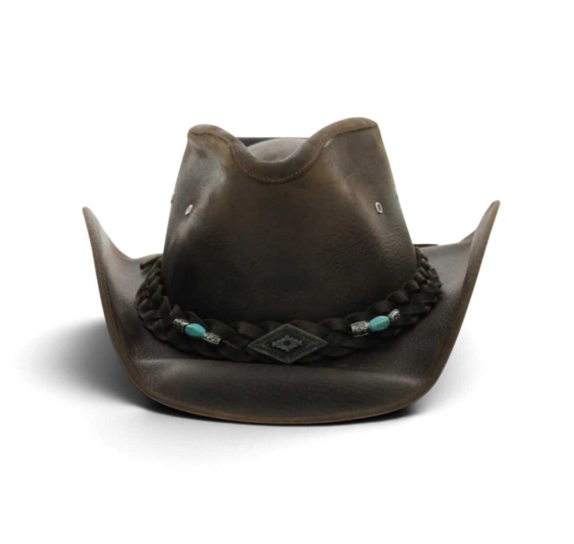 Bullhide Royston Chocolate Leather Rodeo Hat