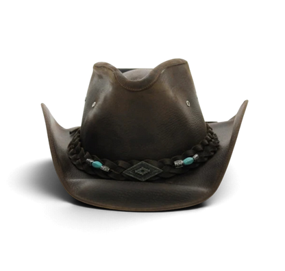 Bullhide Royston Chocolate Leather Rodeo Hat