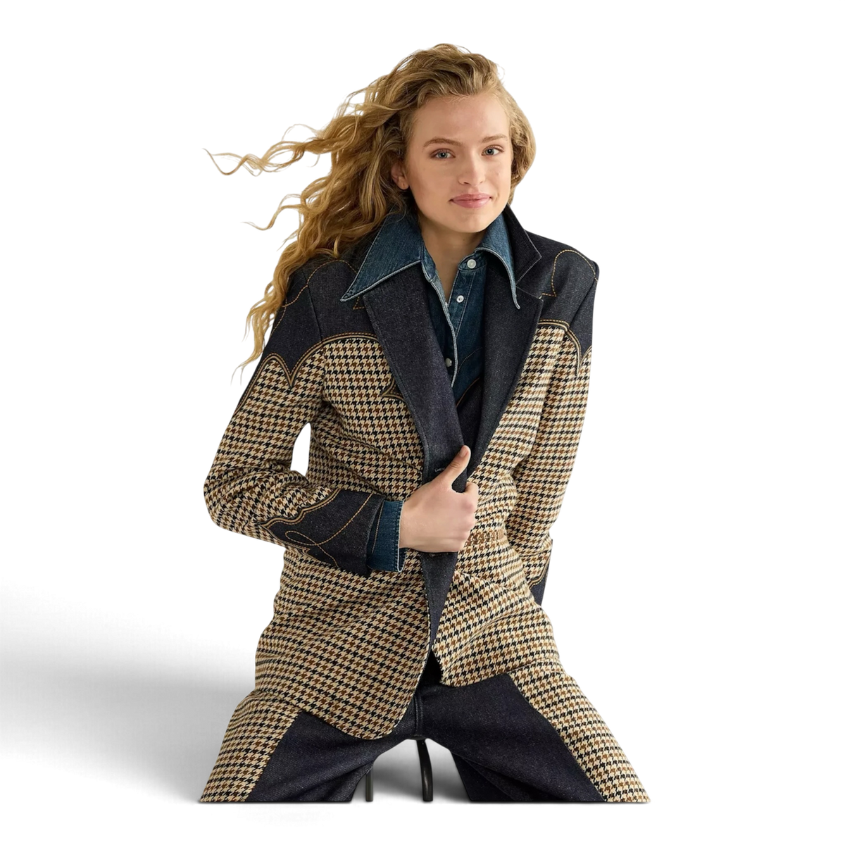 Wrangler Regular Houndstooth Blazer