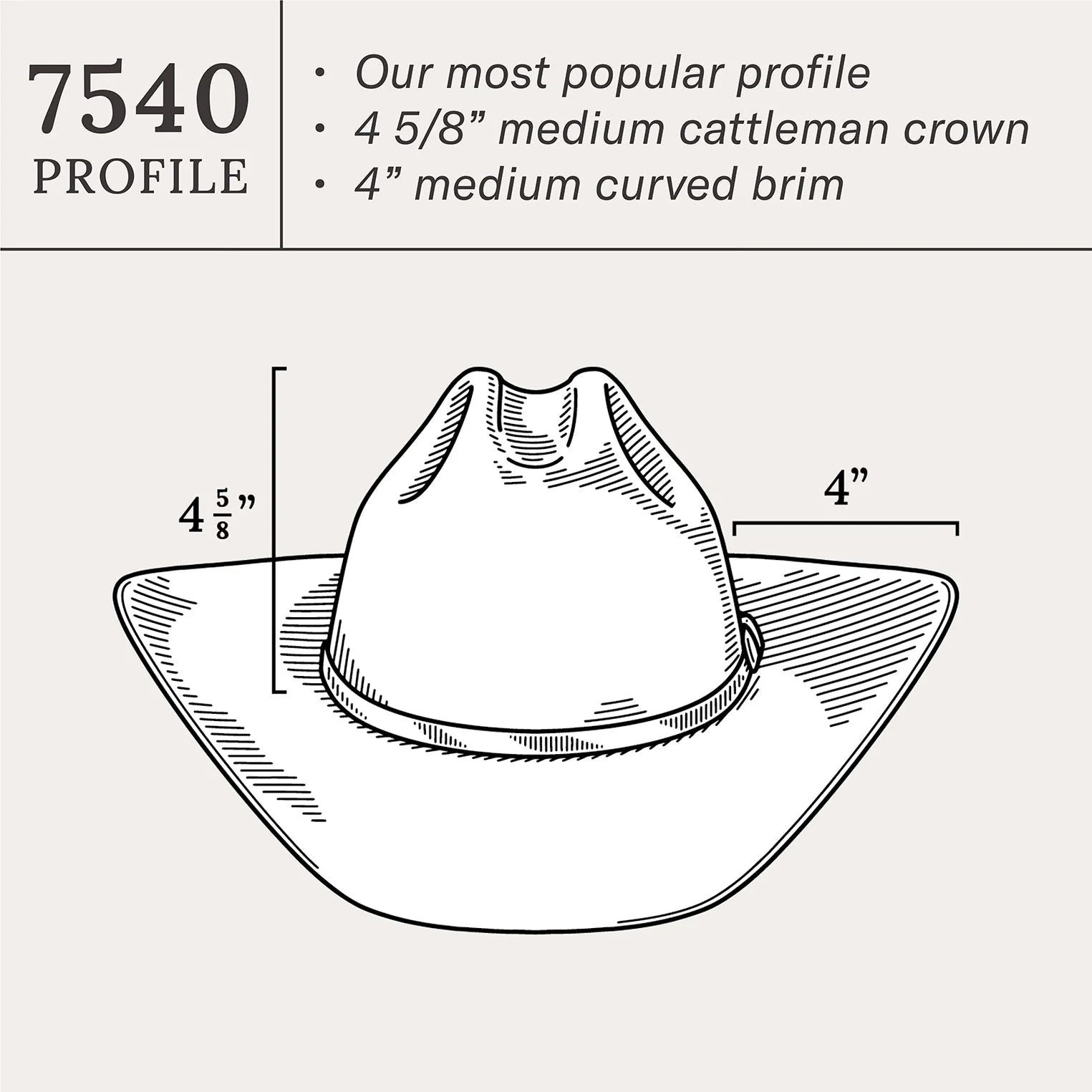 Stetson Corral Buffalo 4X Chocolate