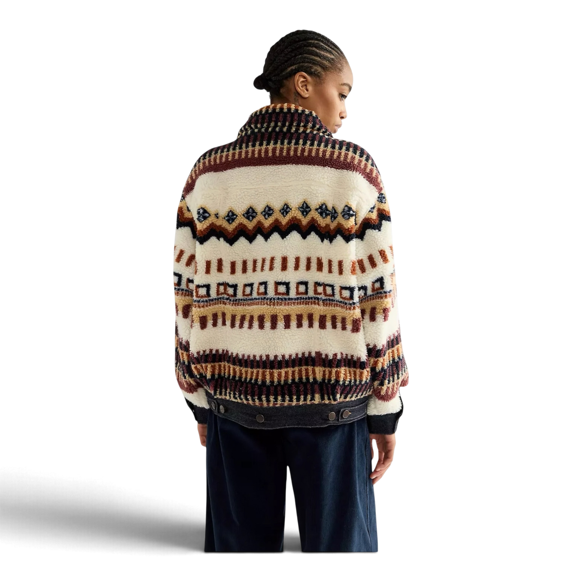 Wrangler Relaxed Sherpa Trucker Jacket – Fun Fairisle