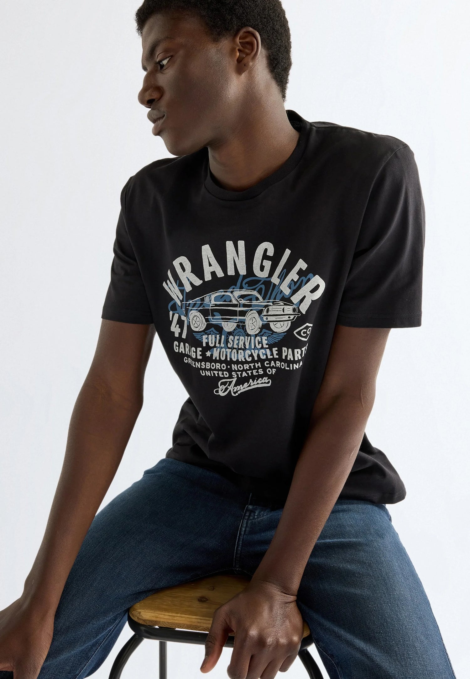 Americana Tee Black Beauty