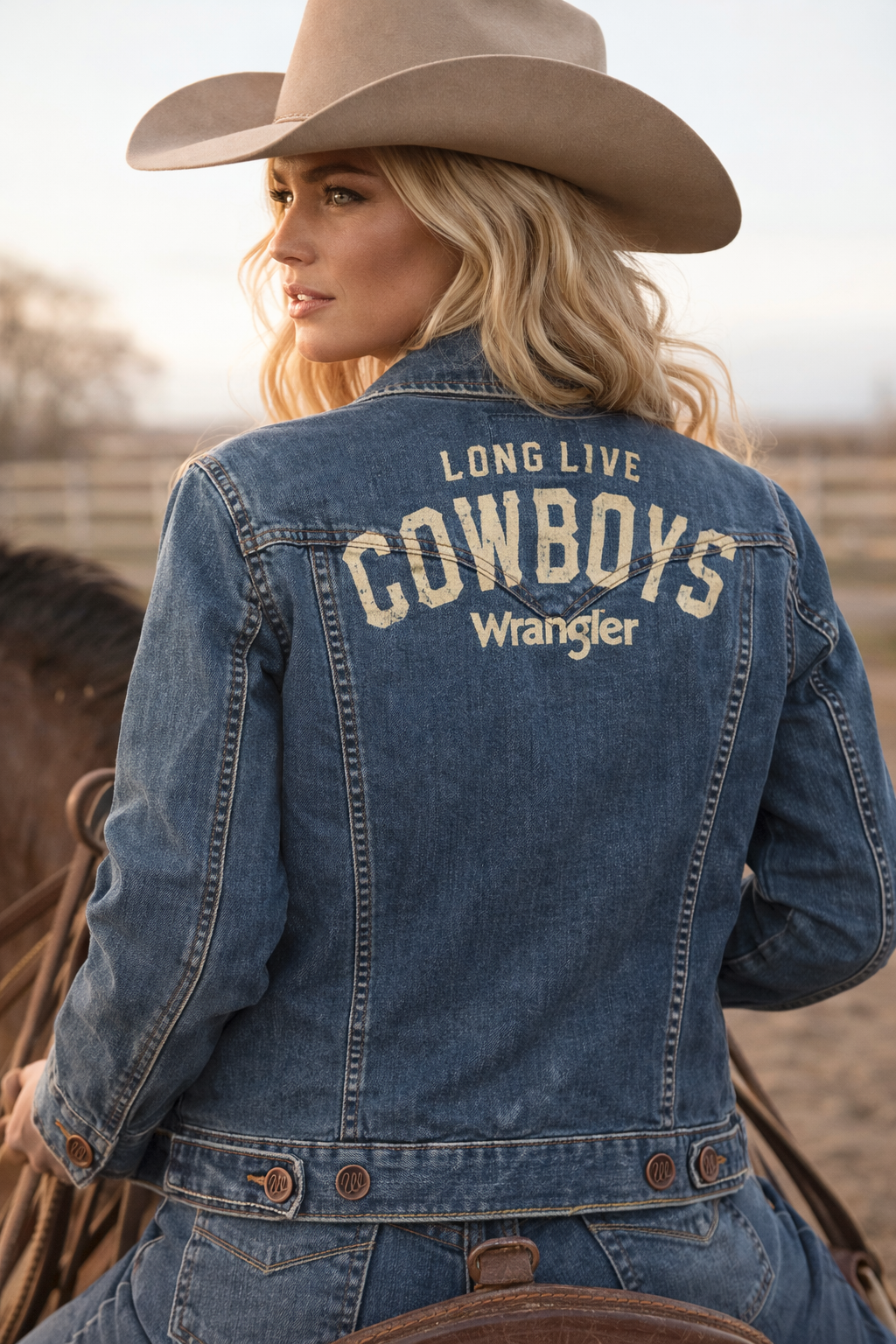 Long Live Cowboys Denim Jacket