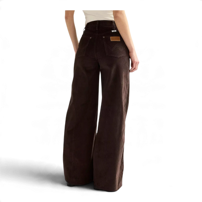 Wrangler Canyon Loose Corduroy Trousers – Chocolate Torte