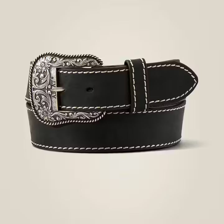 Ariat Accent Stitch Bälte Svart