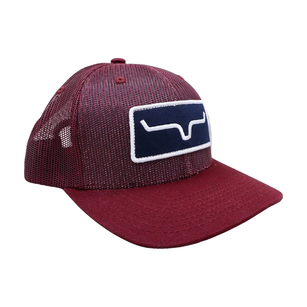 All Mesh Burgundy Trucker Keps Kimes Ranch