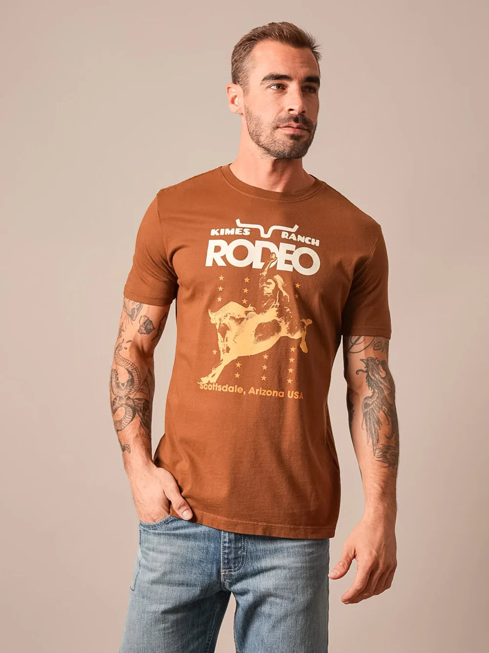 Americana 59 Tee Dark Brown