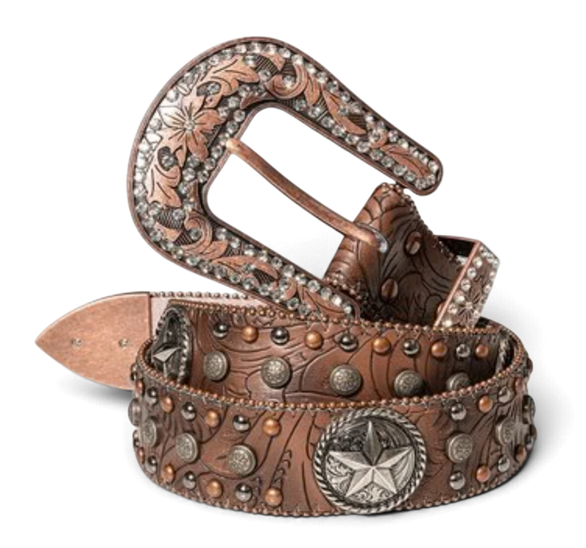Western Bälte Stone Silver