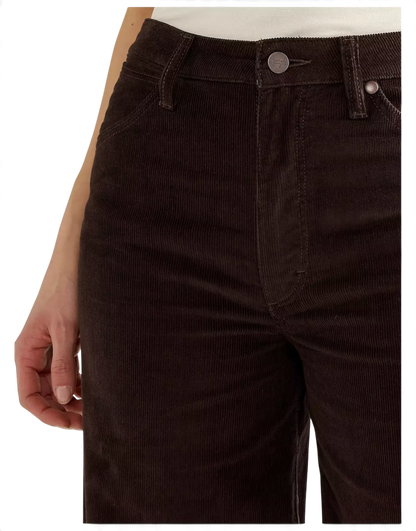 Wrangler Canyon Loose Corduroy Trousers – Chocolate Torte