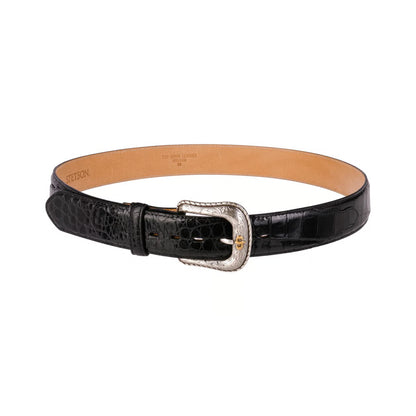 Caiman Embossed Leather Belt Stetson