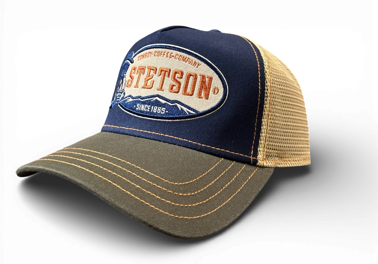 Cowboy Coffe Company Stetson Trucker Keps